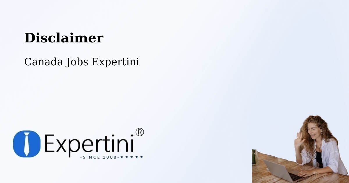 Disclaimer – Kitimat - Canada Jobs Expertini