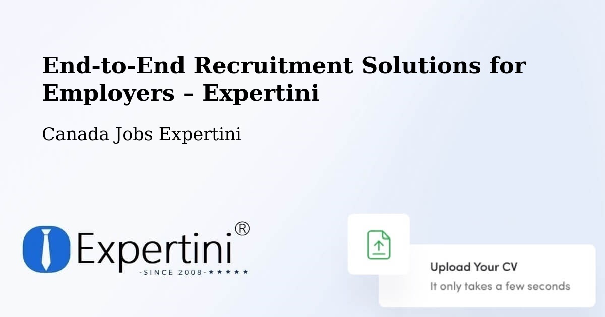 Recruitment Solutions for Employers – Kitimat - Kitimat, Canada Jobs Expertini